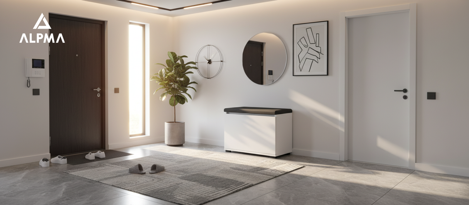 Szafka na buty VB 60×36×45 cm z siedziskiem i schowkiem D1N1 BIALY - zdjęcie 5