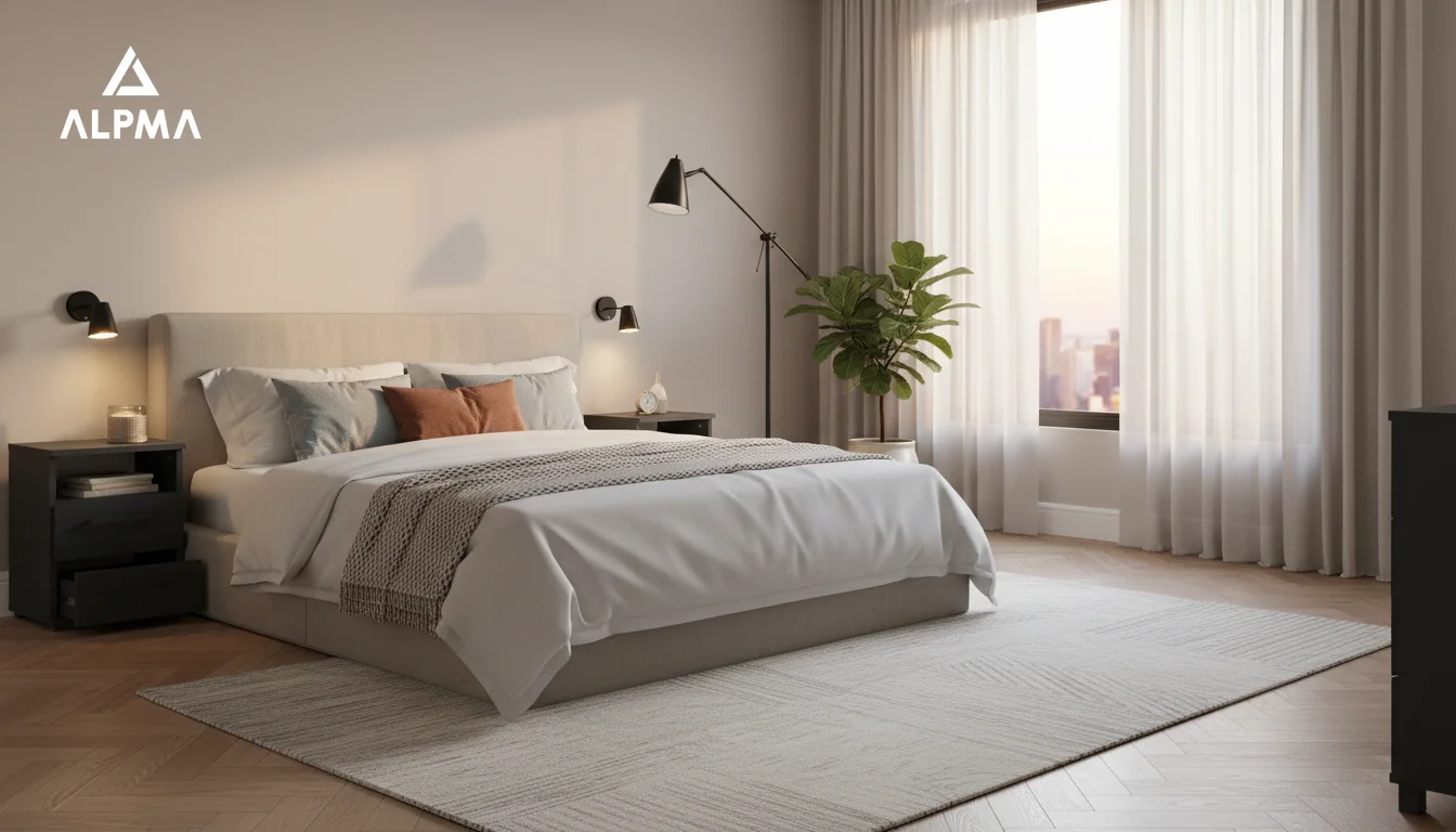 Szafka nocna NOX-D2 40×36×54 cm ze schowkiem i szufladami D2N1 CZARNY - zdjęcie 5