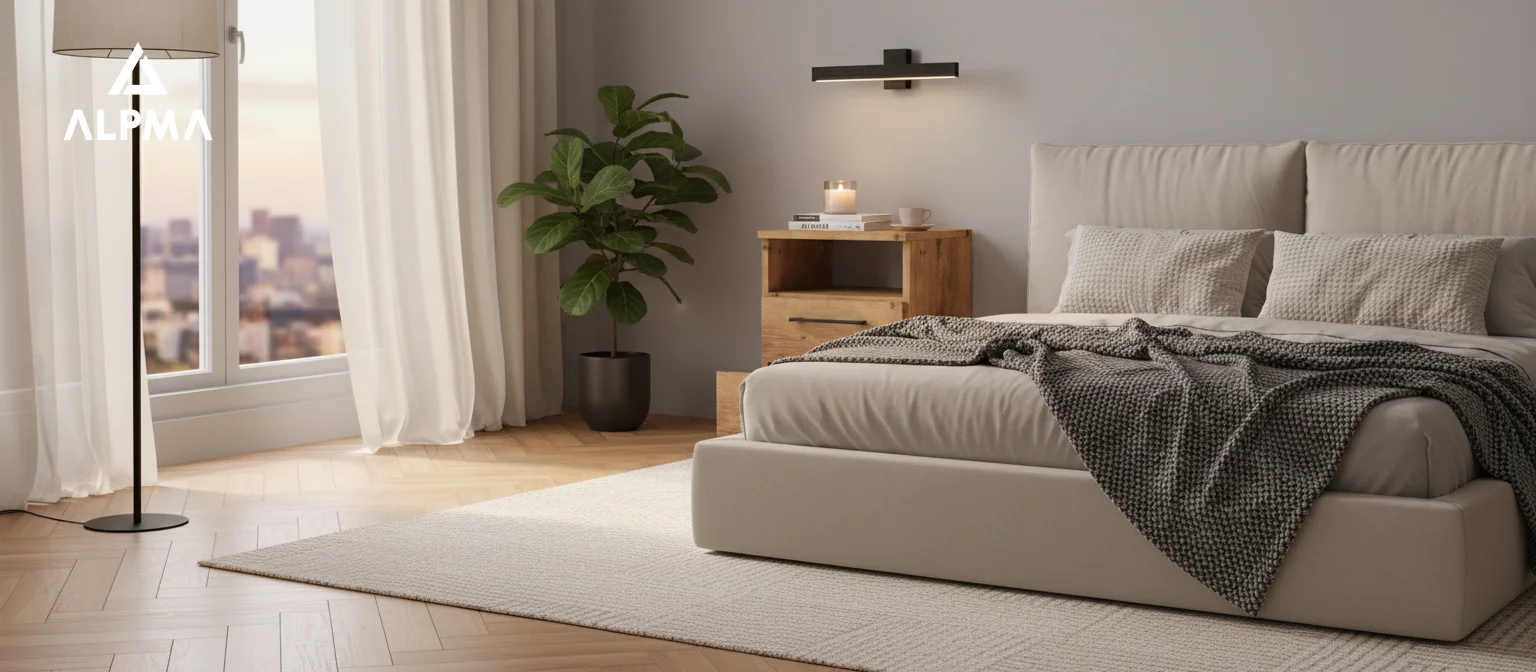Szafka nocna NOX-D2 40×36×54 cm ze schowkiem i szufladami D2N1 LANCELOT - zdjęcie 5