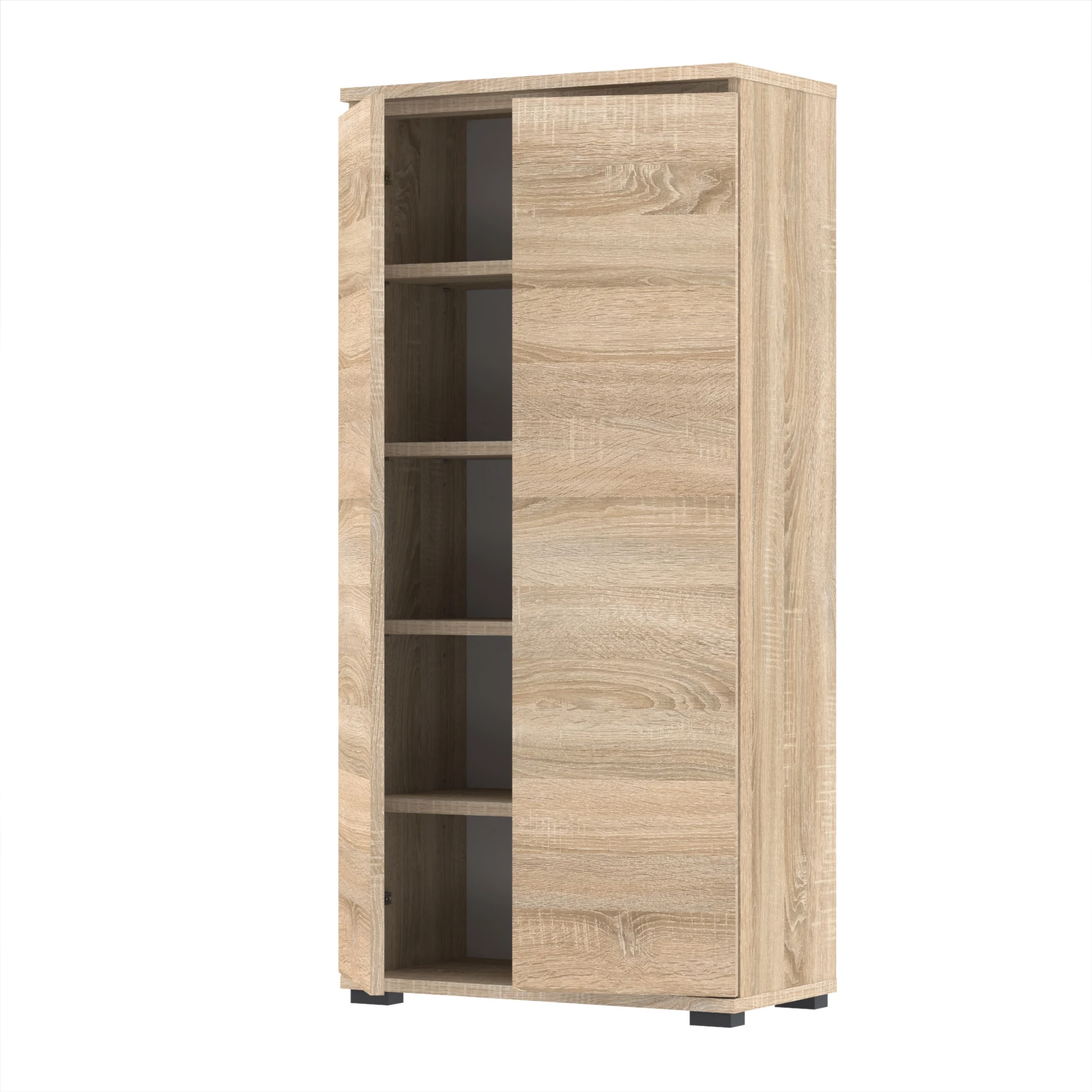 Komoda szafka NEX 60×36×124 cm sypialnia salon przedpokój D1N1 SONOMA - zdjęcie 2